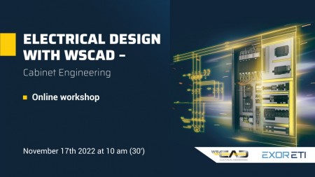 Onlajn radionica: Electrical Design with WSCAD - Cabinet Engineering