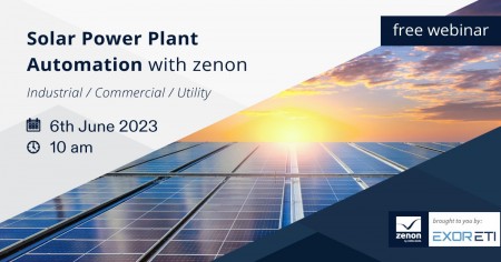 Webinar: Solar Power Plant Automation with zenon