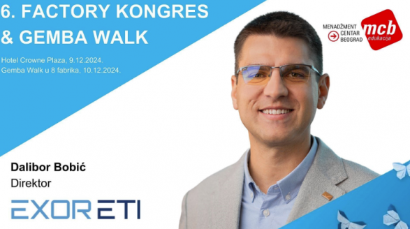 Factory Kongres – Kako industrija 4.0 i digitalna transformacija proizvodnje transformišu fabrike